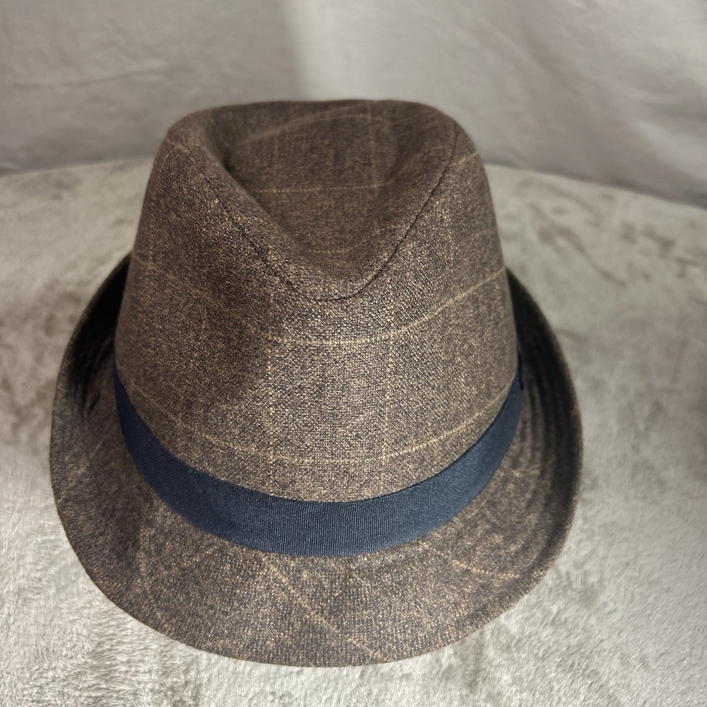MirMar Judith M Bronze Brown Fedora Hat L/XL NWT Polyester Millinery
